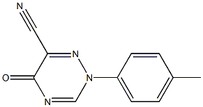 2-(4-METHYLPHENYL)-5-OXO-2,5-DIHYDRO-1,2,4-TRIAZINE-6-CARBONITRILE Struktur