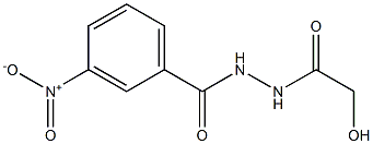 N'-GLYCOLOYL-3-NITROBENZOHYDRAZIDE Struktur