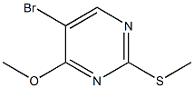 5-BROMO-2-(METHYLTHIO)-4-METHOXYPYRIMIDINE Struktur