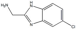 (5-CHLORO-1H-BENZIMIDAZOL-2-YL)METHYLAMINE Struktur