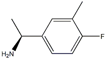 (1S)-1-(4-FLUORO-3-METHYLPHENYL)ETHYLAMINE Struktur