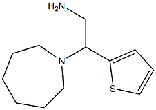 2-AZEPAN-1-YL-2-THIOPHEN-2-YL-ETHYLAMINE Struktur