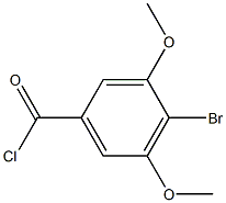 4-BROMO-3,5-DIMETHOXYBENZOYL CHLORIDE Struktur