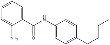 2-AMINO-N-(4-BUTYLPHENYL)BENZAMIDE Struktur