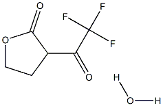 A-TRIFLUOROACETYL-G-BUTYROLACTONE, HYDRATE Struktur