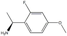 (1S)-1-(2-FLUORO-4-METHOXYPHENYL)ETHYLAMINE Struktur