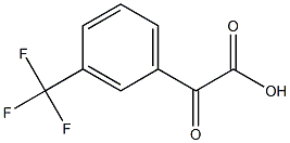 OXO-(3-TRIFLUOROMETHYL-PHENYL)-ACETIC ACID Struktur