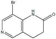 8-BROMO-3,4-DIHYDRO-1,6-NAPHTHYRIDIN-2(1H)-ONE Struktur