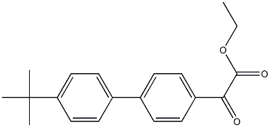 ETHYL 4-(4-TERT-BUTYLPHENYL)BENZOYLFORMATE Struktur