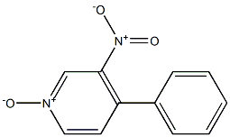 3-NITRO-4-PHENYLPYRIDINE 1-OXIDE Struktur