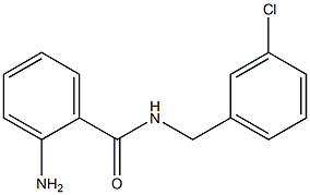 2-AMINO-N-(3-CHLOROBENZYL)BENZAMIDE Struktur