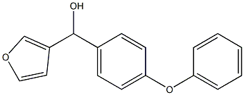 3-FURYL-(4-PHENOXYPHENYL)METHANOL Struktur