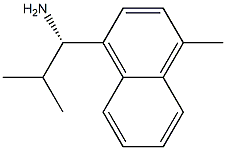 (1S)-2-METHYL-1-(4-METHYLNAPHTHYL)PROPYLAMINE Struktur