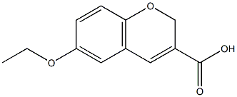 6-ETHOXY-2H-CHROMENE-3-CARBOXYLIC ACID Struktur