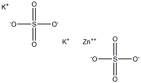 POTASSIUM ZINC SULFATE Struktur