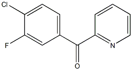 2-(4-CHLORO-3-FLUOROBENZOYL)PYRIDINE|