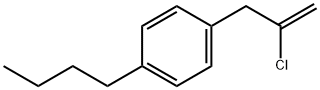 3-(4-N-BUTYLPHENYL)-2-CHLORO-1-PROPENE Struktur