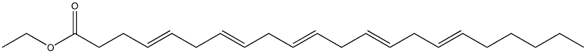 4-7-10-13-16 DOCOSAPENTAENOIC ACID ETHYL ESTER Struktur