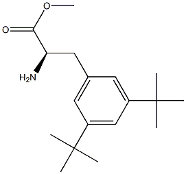 METHYL (2R)-2-AMINO-3-[3,5-BIS(TERT-BUTYL)PHENYL]PROPANOATE Struktur