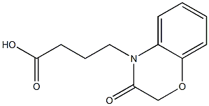 4-(2,3-DIHYDRO-3-OXOBENZO[B][1,4]OXAZIN-4-YL)BUTANOIC ACID Struktur