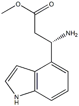 METHYL (3S)-3-AMINO-3-INDOL-4-YLPROPANOATE Struktur