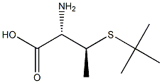 (S)-2-AMINO-3-(S-T-BUTYLTHIO)BUTANOIC ACID Struktur