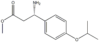 METHYL (3S)-3-AMINO-3-[4-(METHYLETHOXY)PHENYL]PROPANOATE Struktur