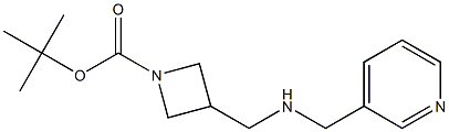 1-BOC-3-([(PYRIDIN-3-YLMETHYL)-AMINO]-METHYL)-AZETIDINE Struktur