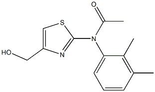 N-(2,3-DIMETHYLPHENYL)-N-[4-(HYDROXYMETHYL)-1,3-THIAZOL-2-YL]ACETAMIDE Struktur