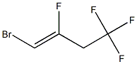 1-BROMO-2,4,4,4-TETRAFLUOROBUT-1-ENE Struktur