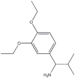 1-(3,4-DIETHOXYPHENYL)-2-METHYLPROPAN-1-AMINE Struktur