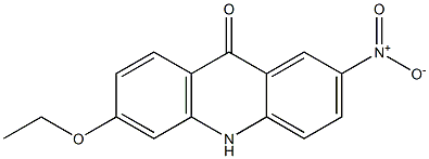 6-ETHOXY-2-NITRO-10H-ACRIDIN-9-ONE Struktur