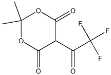 2,2-DIMETHYL-5-TRIFLUOROACETYL-1,3-DIOXANE-4,6-DIONE Struktur