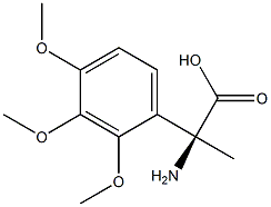 (2S)-2-AMINO-2-(2,3,4-TRIMETHOXYPHENYL)PROPANOIC ACID Struktur