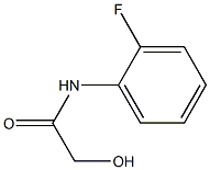 N-(2-FLUOROPHENYL)-2-HYDROXYACETAMIDE Struktur