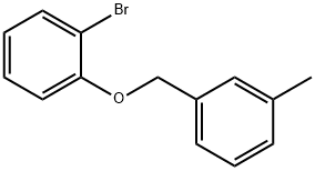 2-BROMOPHENYL-(3-METHYLBENZYL)ETHER Struktur