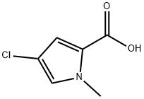 4-CHLORO-1-METHYL-1H-PYRROLE-2-CARBOXYLIC ACID Struktur