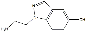 1-(2-AMINO-ETHYL)-1H-INDAZOL-5-OL Struktur