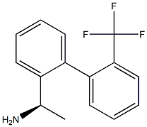 (1R)-1-(2-[2-(TRIFLUOROMETHYL)PHENYL]PHENYL)ETHYLAMINE Struktur