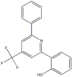 2-[6-PHENYL-4-(TRIFLUOROMETHYL)PYRIDINE-2-YL]PHENOL Struktur