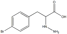 3-(4-BROMO-PHENYL)-2-HYDRAZINO-PROPIONIC ACID Struktur