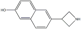 6-AZETIDIN-3-YL-NAPHTHALEN-2-OL Struktur