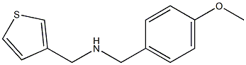 1-(4-METHOXYPHENYL)-N-(THIEN-3-YLMETHYL)METHANAMINE Struktur