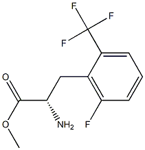 METHYL (2S)-2-AMINO-3-[6-FLUORO-2-(TRIFLUOROMETHYL)PHENYL]PROPANOATE Struktur