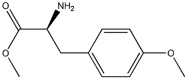 METHYL (2S)-2-AMINO-3-(4-METHOXYPHENYL)PROPANOATE Struktur