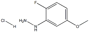 2-FLUORO-5-METHOXYPHENYLHYDRAZINE HYDROCHLORIDE Struktur