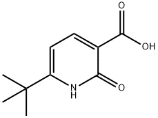 6-TERT-BUTYL-2-OXO-1,2-DIHYDRO-PYRIDINE-3-CARBOXYLIC ACID Struktur