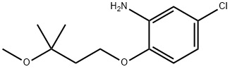 5-CHLORO-2-(3-METHOXY-3-METHYL-BUTOXY)-PHENYLAMINE Struktur