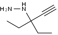 (1,1-DIETHYL-PROP-2-YNYL)-HYDRAZINE Struktur