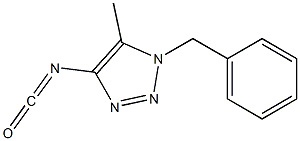 1-BENZYL-4-ISOCYANATO-5-METHYL-1H-1,2,3-TRIAZOLE Struktur